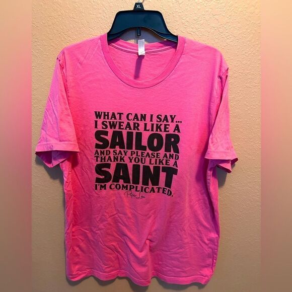 Piper Lou Pink Graphic shirt - Picture 1 of 6